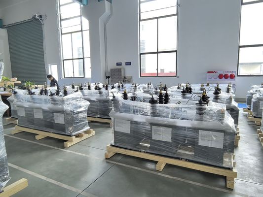 60kV Breakdown Voltage Oil Immersed Power Transformer for Dyn11 Connection Group at 25C Ambient Temperature